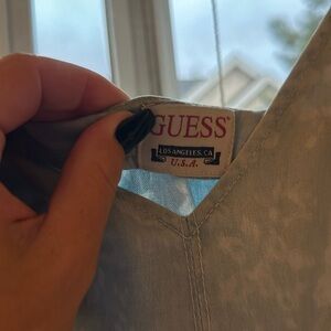 Long denim dress -Guess